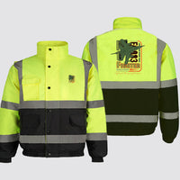 Thumbnail for Fighter Machine Designed Reflective Winter Jackets