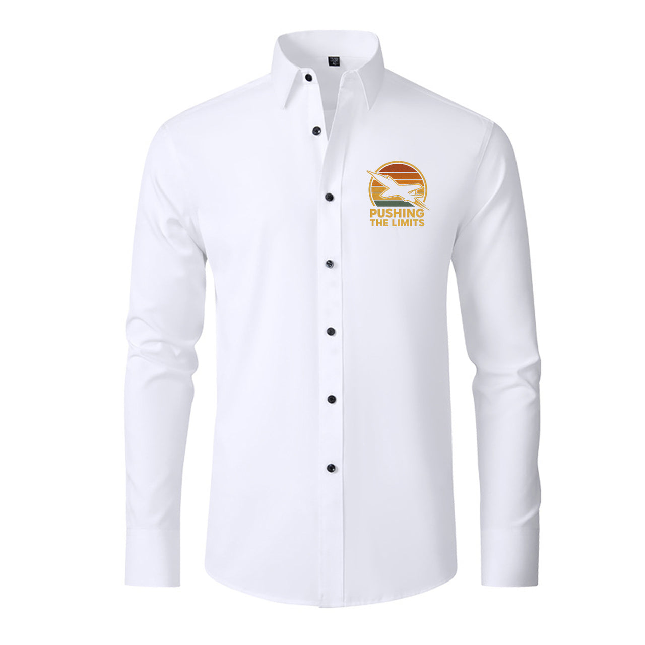 Pushing The Limits Retro Designed Long Sleeve Shirts