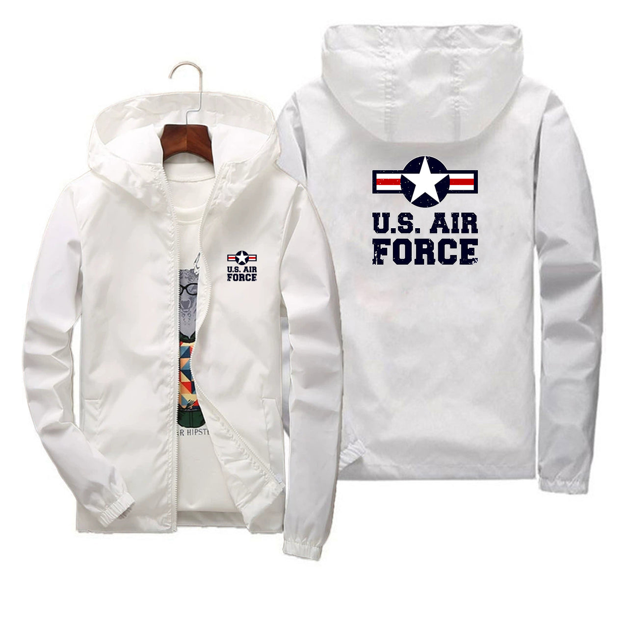 US Air Force Designed Thin Windbreaker Jackets