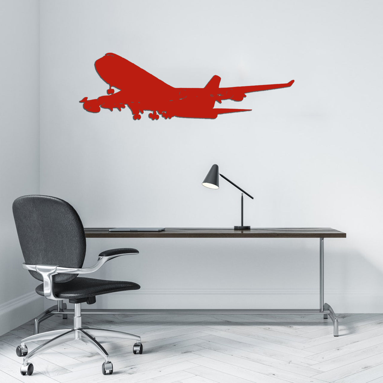 Boeing 747 Designed Wall Stickers Designed Wall Metal Signs