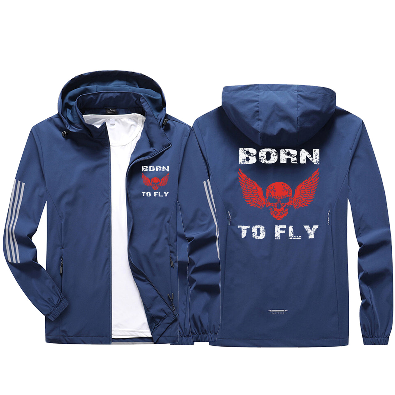 Born To Fly SKELETON Sport & Running Jackets