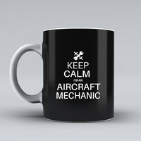 Thumbnail for Aircraft Mechanic Designed Ceramic White Mugs
