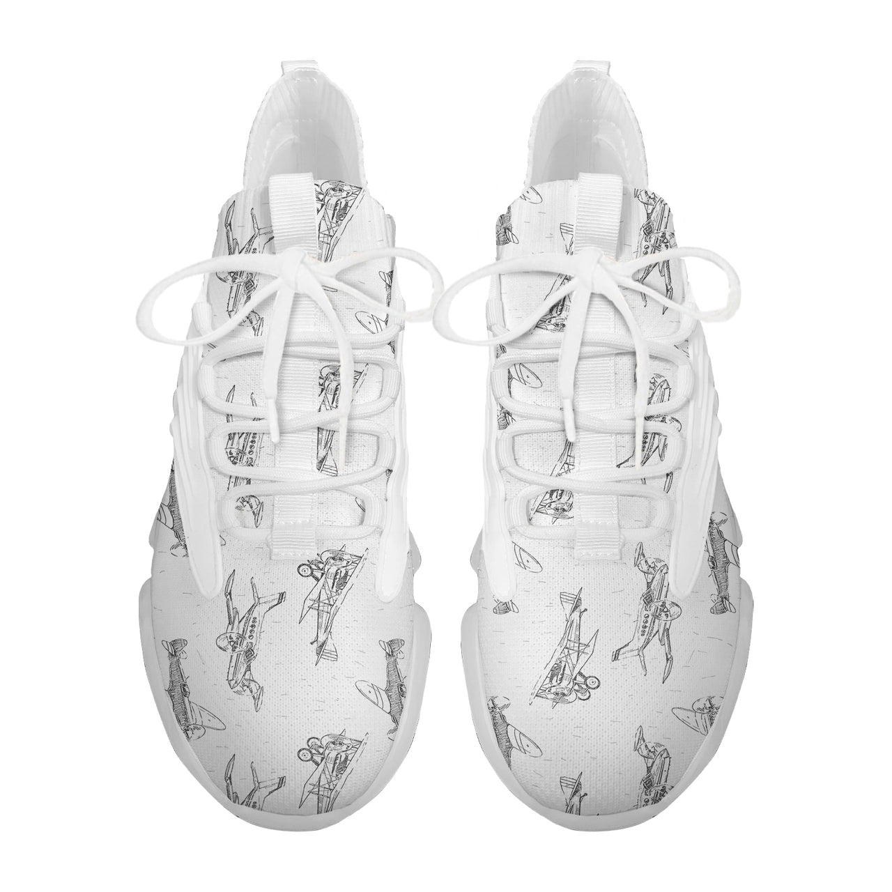 Super Aircrafts Designed Fashion Running Shoes