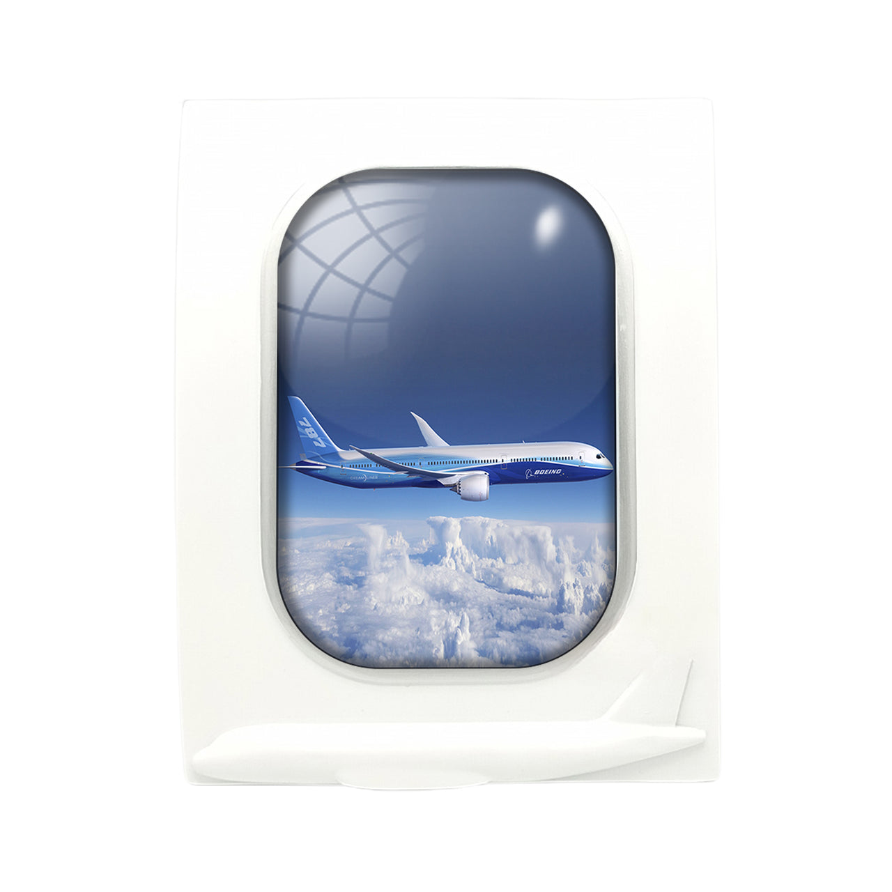 Boeing 787 Dreamliner Designed Airplane Window Photo Frame