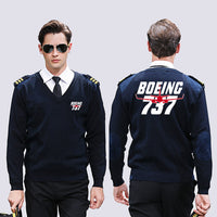 Thumbnail for Amazing Boeing 737 Designed Wool Pilot Sweaters