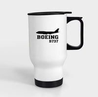 Thumbnail for Boeing 737 Printed Designed Travel Mugs (With Holder)