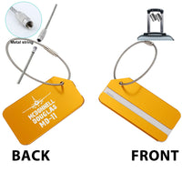 Thumbnail for McDonnell Douglas MD-11 & Plane Designed Fashion Metal Luggage Tags