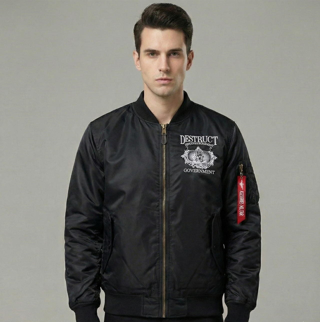 Government Riot Designed Pilot Bomber Jackets