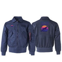Thumbnail for Fly The Night Designed Embroidered Patch Attachable Jackets