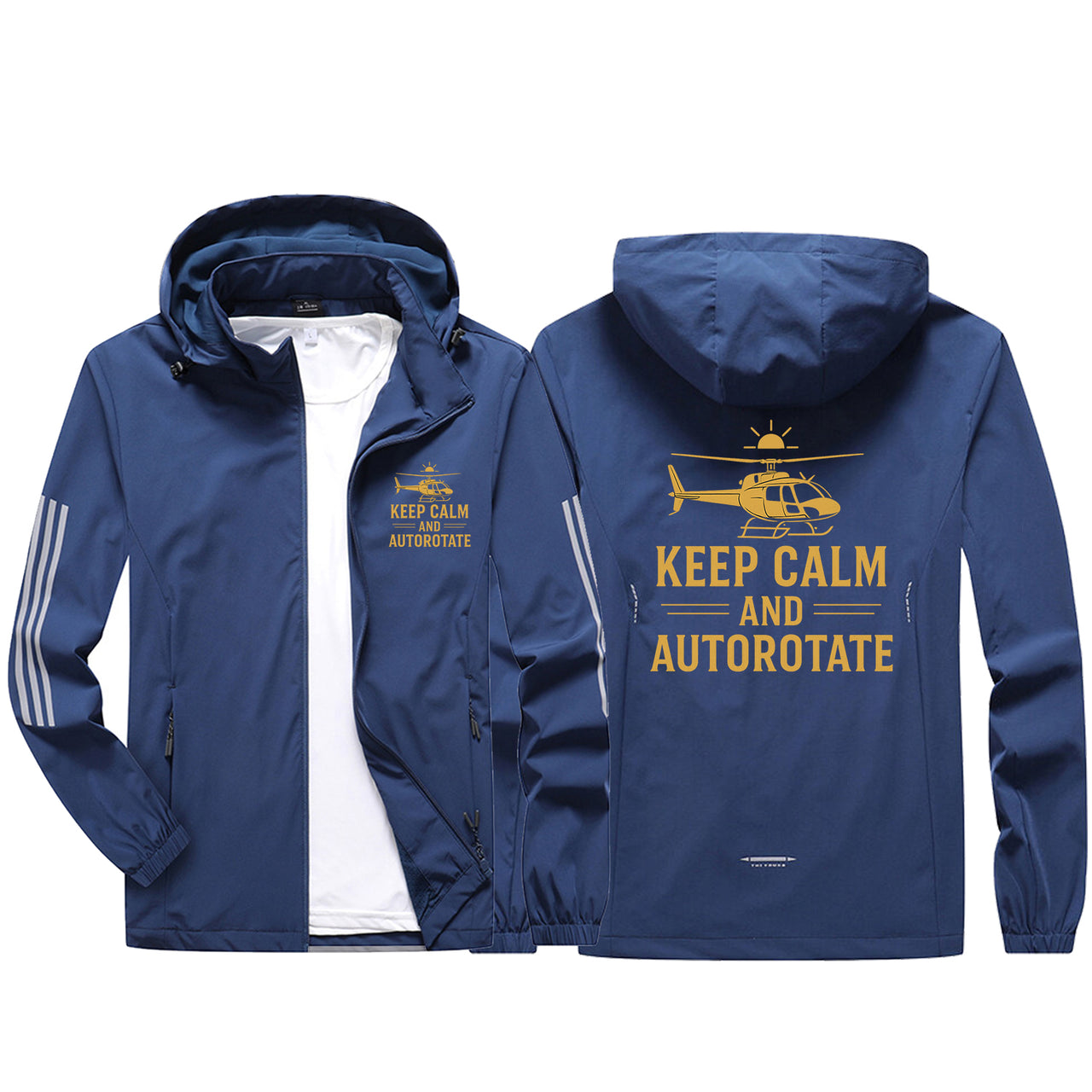 Keep Calm and Autorotate Design Sport & Running Jackets
