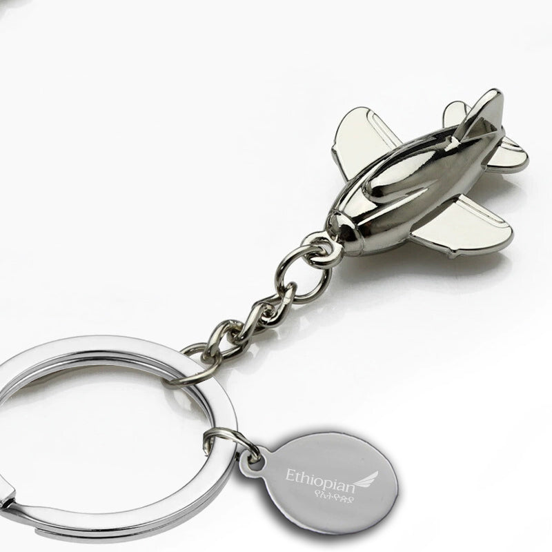 Ethiopian Airlines Designed Airplane Shape Key Chains
