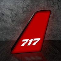 Thumbnail for 717 Flat Text Designed Led Aircraft Tail & 3D Lamp - view 4