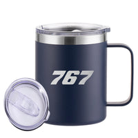 Thumbnail for 767 Flat Text Designed Stainless Steel Laser Engraved Mugs