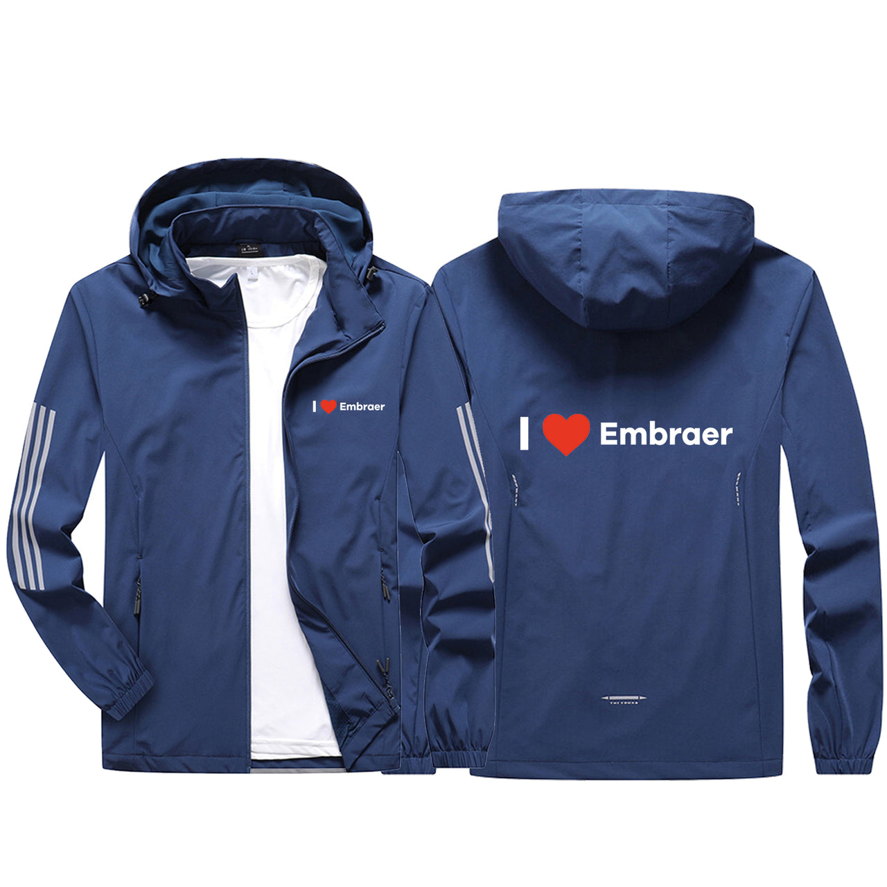 I Love Embraer Sport & Running Jackets