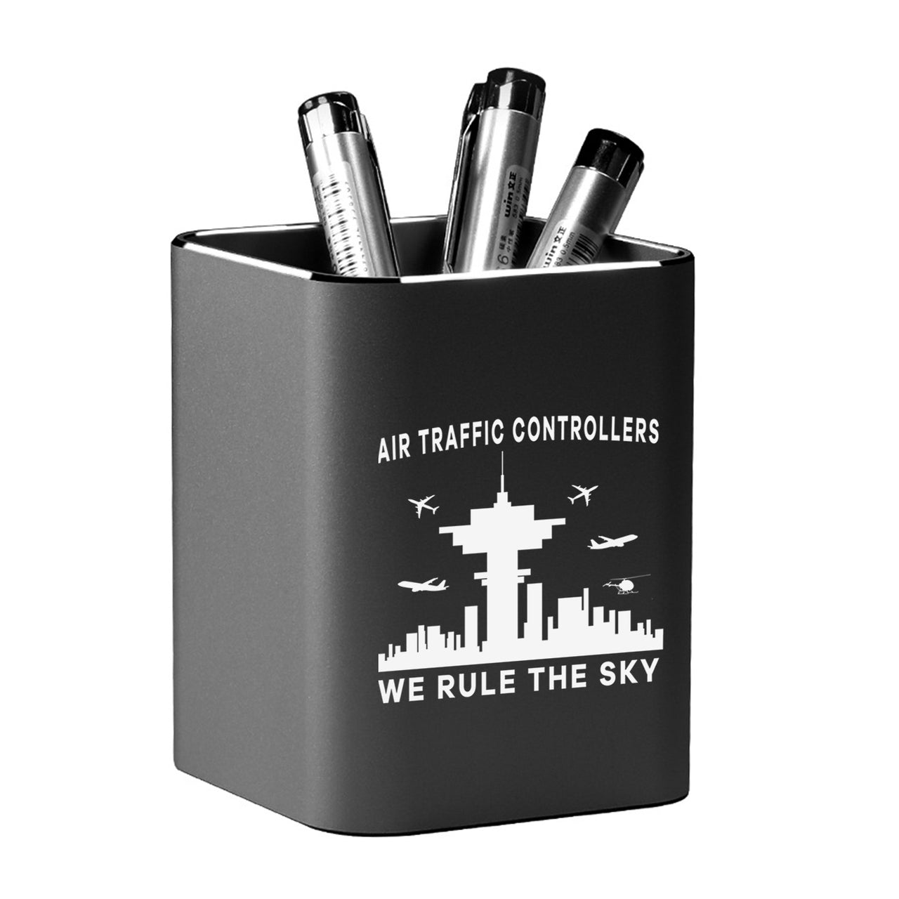 Air Traffic Controllers - We Rule The Sky Designed Aluminium Alloy Pen Holders