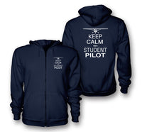 Thumbnail for Student Pilot Designed Zipped Hoodies