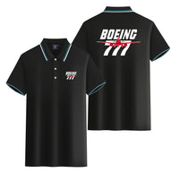 Thumbnail for Amazing Boeing 777 Designed Stylish Polo T-Shirts (Double-Side)