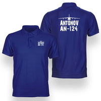 Thumbnail for Antonov AN-124 & Plane Designed Double Side Polo T-Shirts