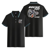 Thumbnail for Boeing 737 Engine & CFM56 Designed Stylish Polo T-Shirts (Double-Side)