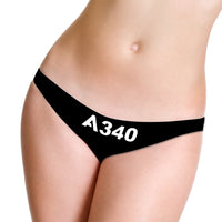 Thumbnail for A340 Flat Text Designed Women T-back & Thongs
