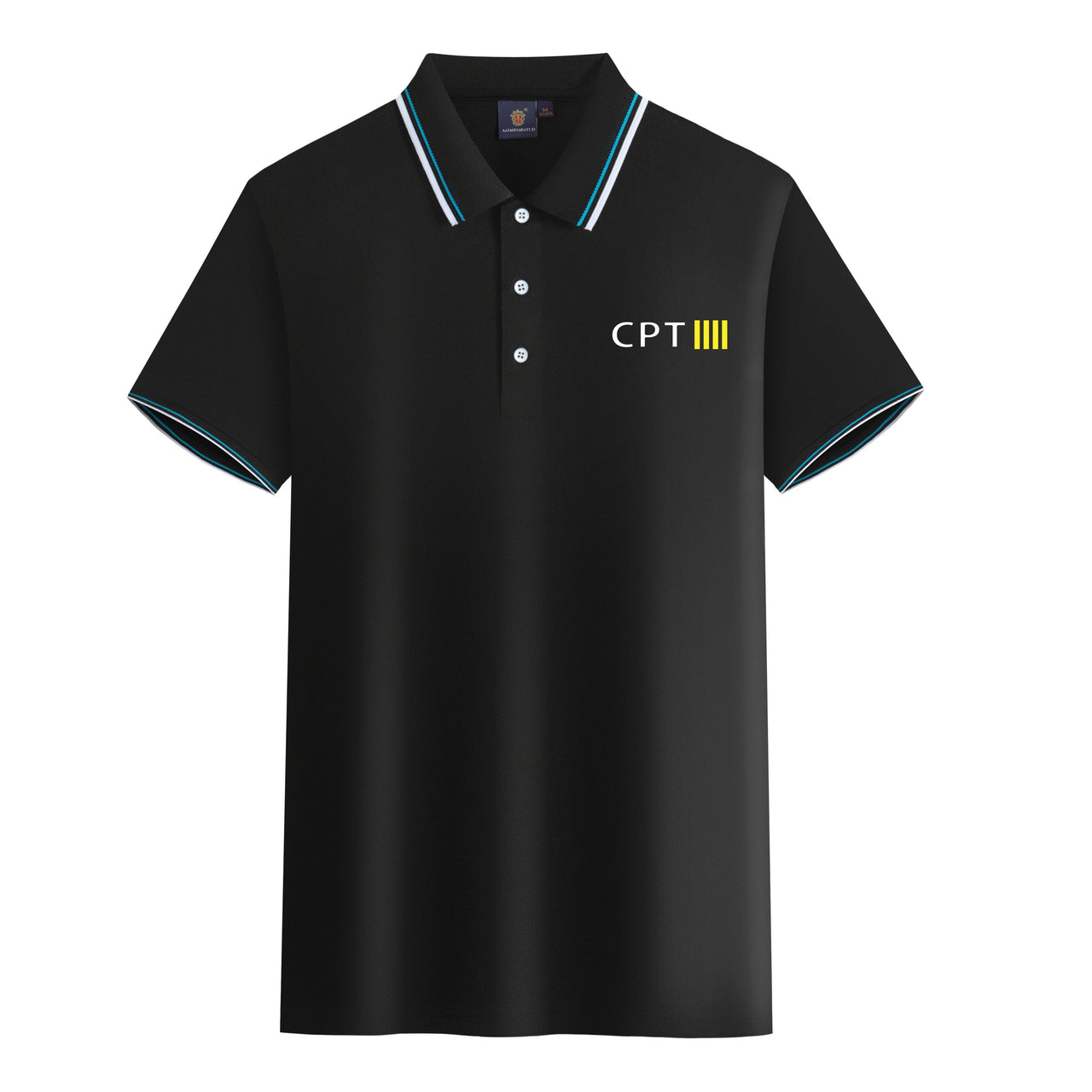 CPT & 4 Lines Designed Stylish Polo T-Shirts