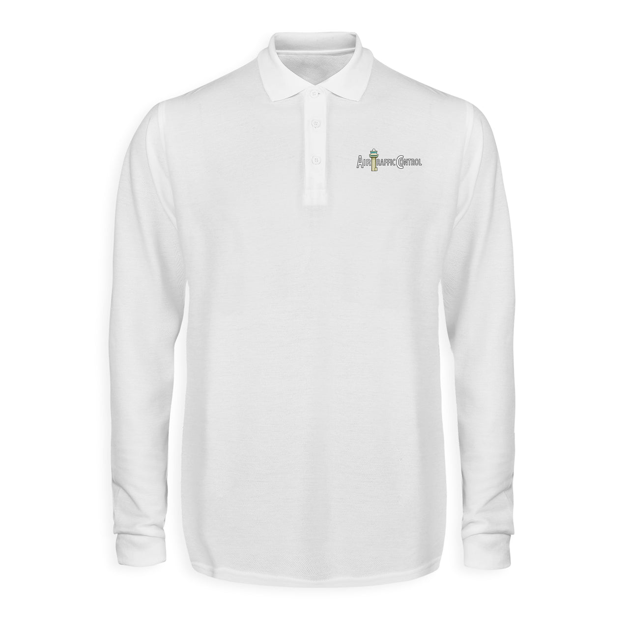 Air Traffic Control Designed Long Sleeve Polo T-Shirts