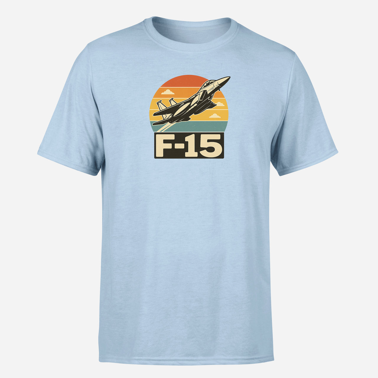 Retro Fighter Jet F15 Design Super Quality T-Shirts