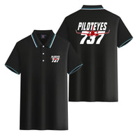 Thumbnail for Amazing Piloteyes737 Designed Stylish Polo T-Shirts (Double-Side)