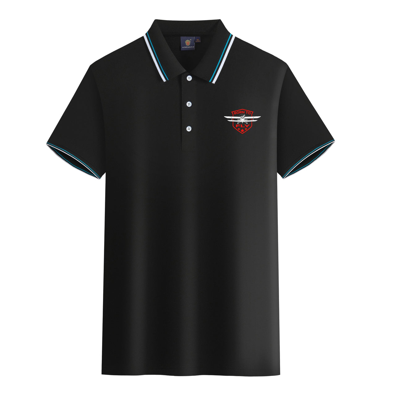 Born To Fly Designed Designed Stylish Polo T-Shirts