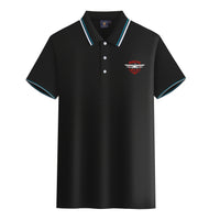 Thumbnail for Born To Fly Designed Designed Stylish Polo T-Shirts
