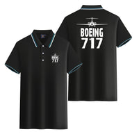 Thumbnail for Boeing 717 & Plane Designed Stylish Polo T-Shirts (Double-Side)