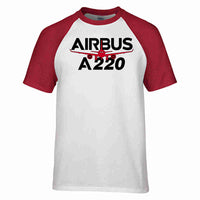 Thumbnail for Amazing Airbus A220 Designed Raglan T-Shirts