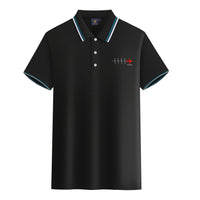 Thumbnail for Aviation Heartbeats Designed Stylish Polo T-Shirts