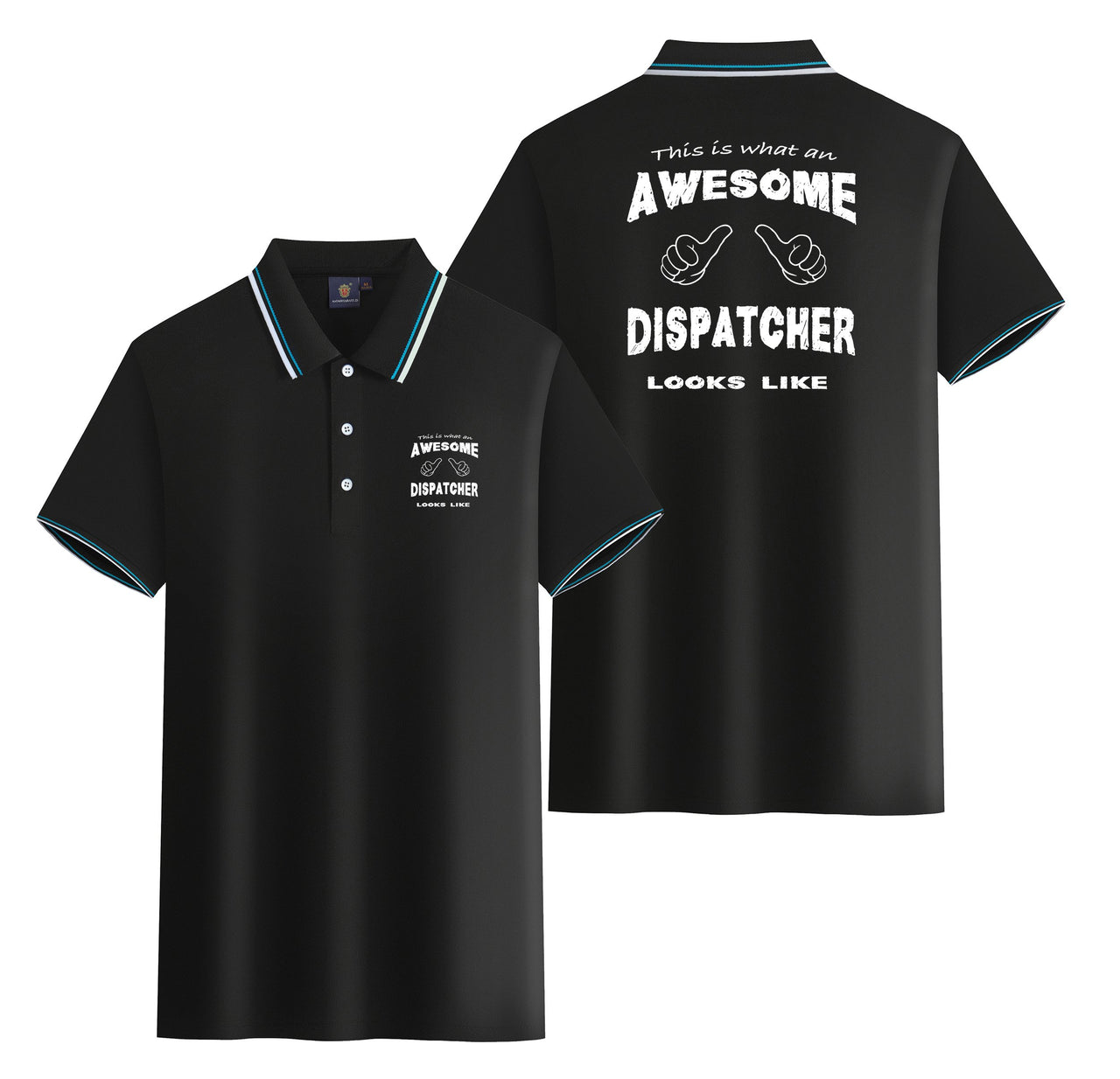 Dispatcher Designed Stylish Polo T-Shirts (Double-Side)
