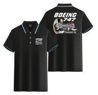 Thumbnail for Boeing 747 & PW4000-94 Engine Designed Stylish Polo T-Shirts (Double-Side)