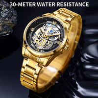 Thumbnail for Night Light Skeleton Quartz Wristwatch
