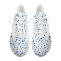 Thumbnail for Many Airplanes White Designed Fashion Running Shoes