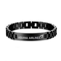 Thumbnail for Asiana Airlines Designed Stainless Steel Chain Bracelets