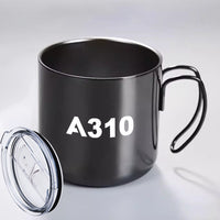 Thumbnail for A310 Flat Text Designed Stainless Steel Portable Mugs