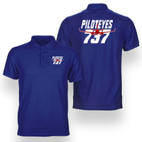 Thumbnail for Amazing Piloteyes737 Designed Double Side Polo T-Shirts