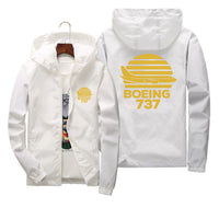 Thumbnail for Retro Boeing 737 Designed Thin Windbreaker Jackets