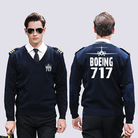 Thumbnail for Boeing 717 & Plane Designed Wool Pilot Sweaters
