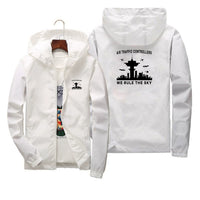 Thumbnail for Air Traffic Controllers - We Rule The Sky Designed Thin Windbreaker Jackets