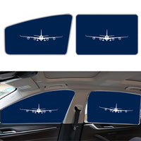 Thumbnail for Airbus A340 Silhouette Designed Car Sun Shade (Side window)
