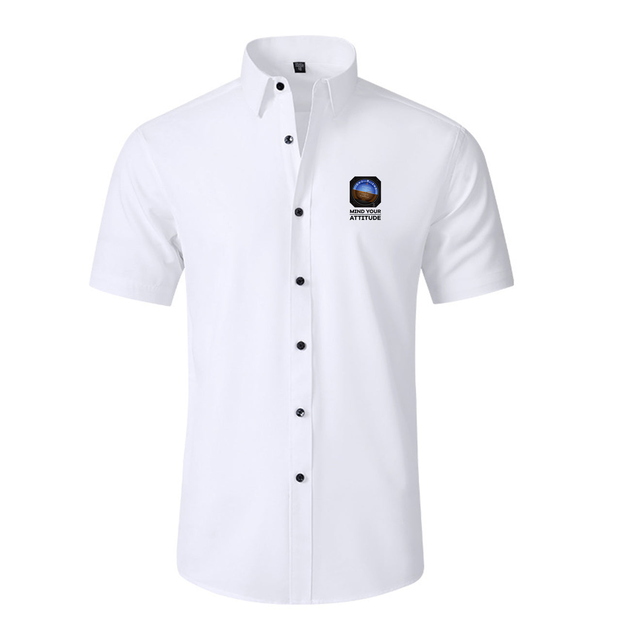 Mind Your Attitude Designed Short Sleeve Shirts