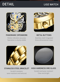 Thumbnail for Night Light Skeleton Quartz Wristwatch