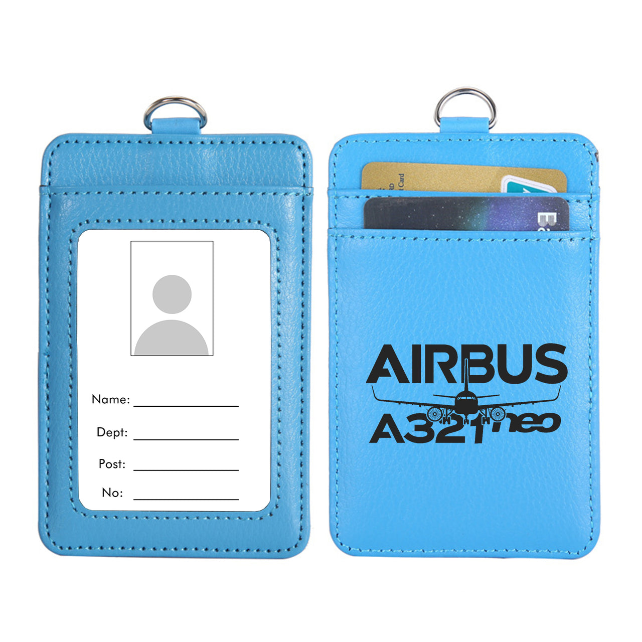 Amazing Airbus A321neo Designed ID Card Holder