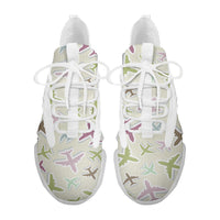 Thumbnail for Seamless 3D Airplanes Designed Fashion Running Shoes