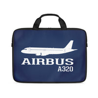 Thumbnail for Airbus A320 Printed Designed Laptop & Tablet Bags