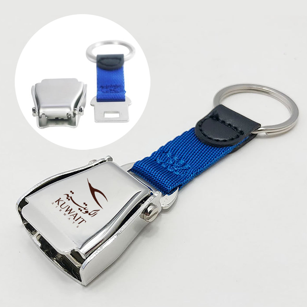 Kuwait Airways Airlines Designed Airplane Seat Belt Key Chains